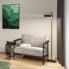 Paulmann LED stojacia lampa Jagun, antracitová, plsť, 3-stupňové stmievanie - 79988