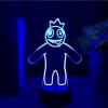 3D LED Lampička Roblox Rainbow Friends