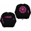 Crewneck Gorillaz - Craker Island Pazuzu Spiral, Unisex,Čierna,XS