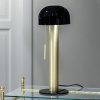 Markslöjd Kovová stolová lampa Costa, čierna/mosadz - 108576