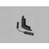 LED2 6499603 Rohová vertikálna spojka MAG LOW CORNER-V do magnetickej koľajnice, DALI, čierna