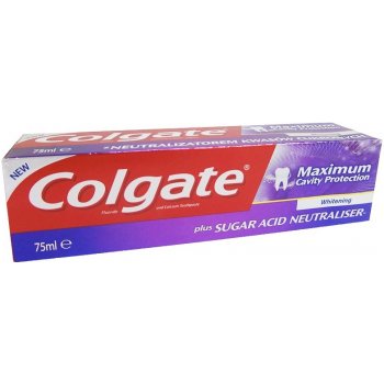 Colgate Maximum Cavity Protection Whitening zubná pasta 75 ml