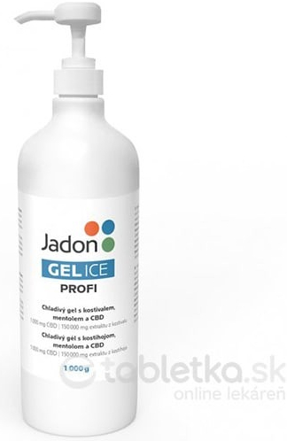 Jadon GEL ICE chladivý gel s kostival. a CBD 1000g