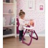 Smoby Jedálenská stolička Violette Baby Nurse pre bábiku s 2 doplnkami