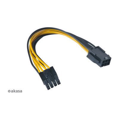 AKASA - PCIex 6-pin na ATX12V 8-pin adaptér AK-CB051