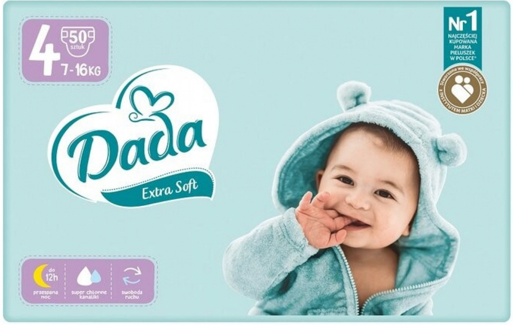 Dada Extra soft 4 7-16 kg 50 ks