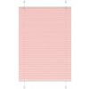 VidaXL Plisovaná roleta ružová 100x150 cm Šírka tkaniny 99,4 cm