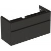 GEBERIT SMYLE SQUARE 118,4 x 47 x 61,7cm skrinka pod umývadlo so zásuvkami, láva matná, 500.355.JK.1