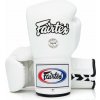 Fairtex BGL6 šnurovacie boxerské rukavice biele Veľkosť rukavíc: 14oz