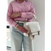 Biela crossbody kabelka Laura Biaggi – praktická kabelka na rameno