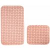 Ružové kúpeľňové predložky v súprave 2 ks 60x100 cm Heart – Mila Home