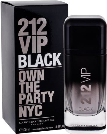 Carolina Herrera 212 VIP Black parfumovaná voda pánska 100 ml od 63,1 € -  Heureka.sk