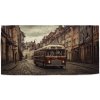 Sablio Uterák Historický autobus - 30x50 cm