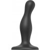 Strap-on-me Curvy S - vlnitý, s prísavkou (čierny)