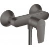 Hansgrohe Talis E - Páková sprchová batéria na stenu, kartáčovaný čierny chróm 71760340