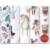 Jasmine Bavlnené plienky box 70 x 80 cm 5 ks Animals 1