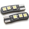 Interlook LED auto žiarovka T10 W5W 6xSMD5050 Canbus, studená biela