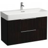 Laufen Základná skrinka pod umývadlo 93 cm, tmavohnedý jilm H4024121102631