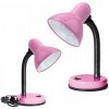 Stolná lampa Kobi Śmieszek ružová, výkon do 40 W
