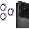Ochranné sklá šošoviek fotoaparátov Glitter glass pre Apple iPhone 15 Pro/15 Pro Max Farva: Fialová