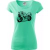 Športová motorka - Dámske tričko Pure - XL ( Mätová )