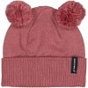 Mäkučká pletená čiapka s brmbolcami Geggamoja - ružová Veľkosť: 52-54cm (2-9 let)