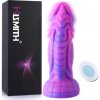 HiSmith HSD07 Squamule Vibrating Silicone Dildo Suction Cup 8