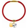 Swarovski e. červený náramok so srdiečkami, Heartsync seb6029