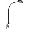 Brilo - LED Flexibilná stolná lampa s klipom TRASNA LED/7,5W/230V čierna 2604-015 + záruka 3 roky zadarmo