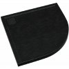 Schedpol Omega Black Stone polkruhová sprchová vanička 80x80 cm čierna 3.0459/C/ST
