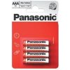 PANASONIC Zinkouhlíkové baterie Red Zinc R03RZ/4BP EU AAA 1,5V (Blistr 4ks) 330021,01