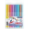 CENTROPEN 7550/10 Colour World Pastel, fixky, šírka stopy 1-2mm, valcový hrot, vyprateľné (10 farieb)