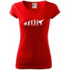 Karate Evolúcia - kop - Dámske tričko Pure - 2XL ( Červená )