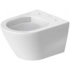 Duravit D-Neo - Závesné WC, Rimless, DuraShield, matná biela 258809AC00