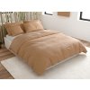 Textilomanie Hotelové obliečky z mikrovlákna JASMINE hnedé - prúžok 2 cm Rozmer obliečky: 2 ks 70 x 90 cm | 200 x 220 cm