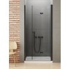 New Trendy New Soleo Black sprchové dvere 80 cm skladané čierna matná/priehľadné sklo D-0222A