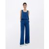 Thinking MU Cobalt Seersucker Manolity Pants blue