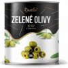 Olivy zelené celé bez kôstky plech 3000g Bassta
