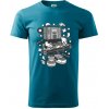 DJ meter - Klasické pánske tričko vyššej gramáže - 2XL ( Tmavý tyrkys )