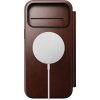 Nomad Modern Leather Folio Horween MagSafe kožené púzdro iPhone 17 Pro Max Rustic Brown