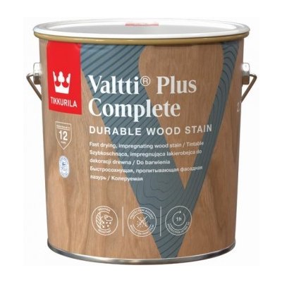 Tikkurila VALTTI PLUS COMPLETE Tenkovrstvá lazúra SVETLÝ DUB 2,5L