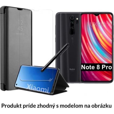 Otváracie Púzdro Luxria Clear View pre Xiaomi - Čierne Pre Xiaomi: Redmi Note 8 Pro