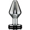 ElectraStim EM2195 Mini Classic Electro Butt Plug Small, kovový análny kolík pre elektrostimuláciu 7 x 3 cm