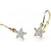 Cutie Diamonds Zlaté detské náušnice Hviezdičky s briliantmi DC2118-10-00-X-1
