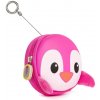 Kľúčenka, peňaženka Boppi Tiny Trekker - PENGUIN - ružové BB116G