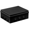 Pawbol Montážna krabica na povrch s prechodkami 240x190x90 IP65 čierna S-BOX 506C