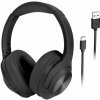 Bezdrôtové slúchadlá na uši Kruger&Matz F2, farba čierna