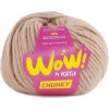 Katia Wow Chunky 59 Pink Beige Pletacia priadza