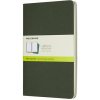 Moleskine Zošity Cahier A5, čistý, 3 ks, tmavo zelené