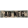 Nášivka krvná skupina AB NEG VELCRO ACU DIGITAL